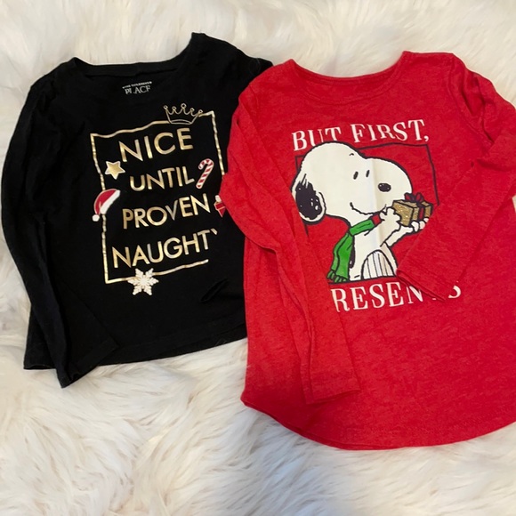 jumping beans Other - Toddler girl Christmas graphic tees
